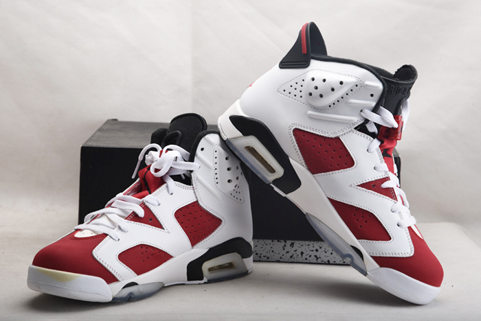 Air Jordan 6 VI Retro Carmine White Carmine Black 384664-160