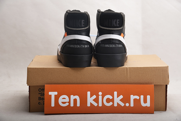 Off-White  Nike Blazer Black AA3832-001