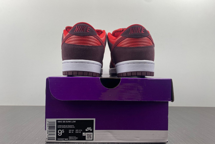 Nike SB Dunk Low “Fruity Pack Cherry”   DM0807-600