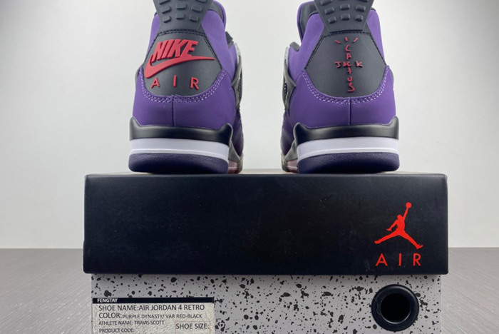 Travis Scott X Air Jordan 4 Purple