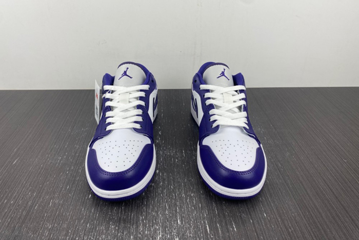 Air Jordan 1 Low Covered In Purple Tons  553558-515