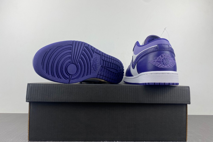 Air Jordan 1 Low Covered In Purple Tons  553558-515