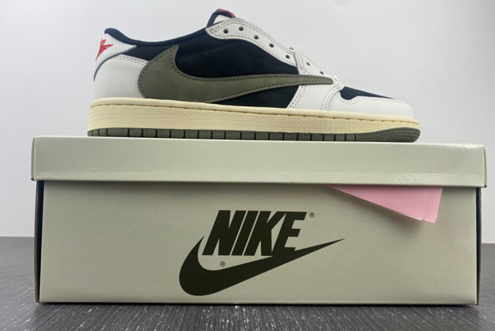 Travis Scott x Air Jordan 1 Low OG Olive  DZ4137-106