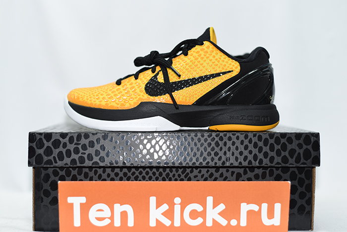 NIKE KOBE 6 PROTRO “LIGHTBULB” BLACK YELLOW  429659-700